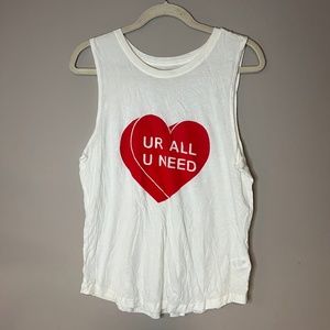 Spiritual Gangster X Amberella Ur All U Need Heart Tank Top